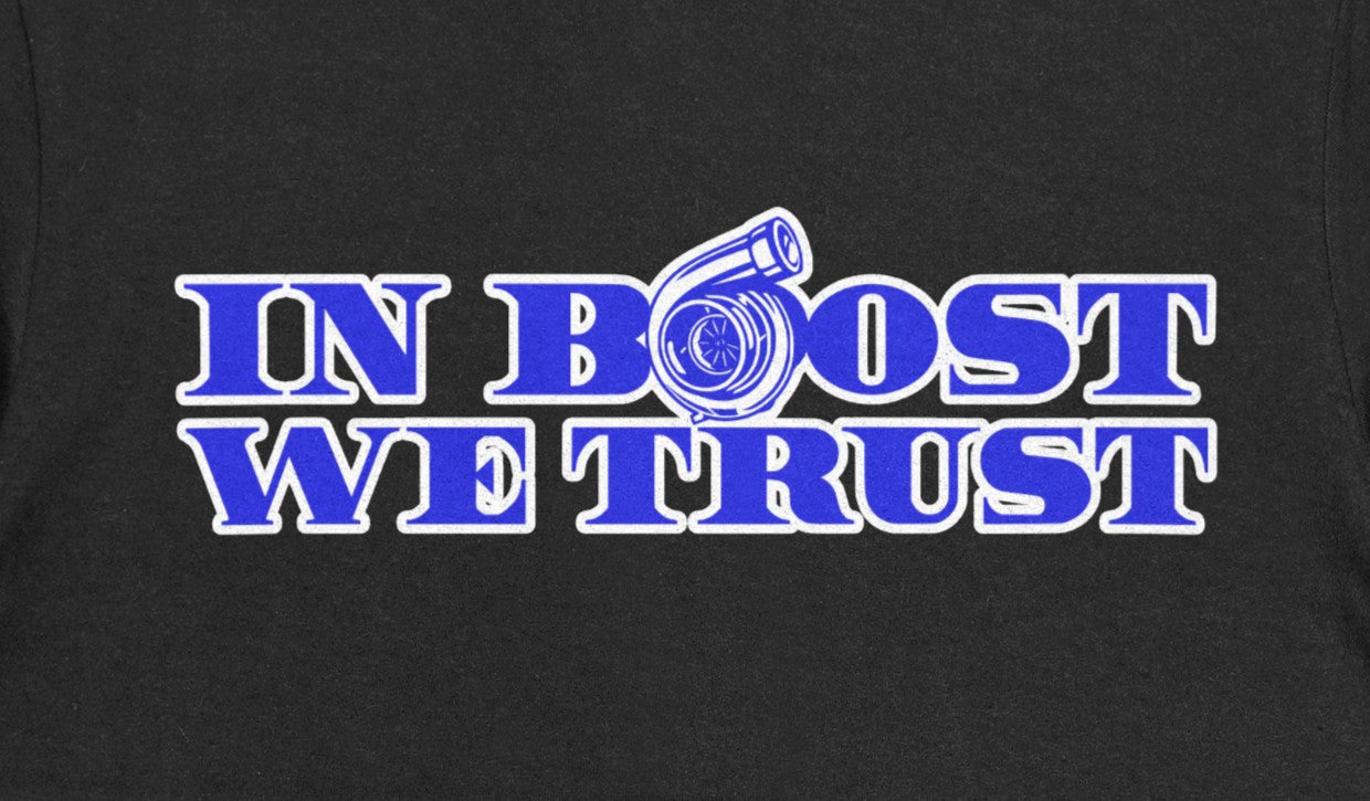 In Boost We Trust T-shirt (Blue)