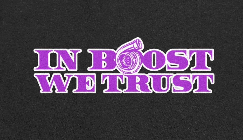 In Boost We Trust Purple T-shirt
